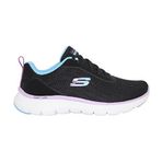 Skechers 150200-BKMT Flex Appeal 5.0 Siyah Kadın Spor Ayakkabı