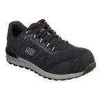 SKECHERS 22SKC010101 Erkek Bragoo Kompozit Burunlu Siyah S1p Rahat Spor İş Ayakkabısı