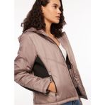 Skechers 232056-506W Outerwear Padded Jacket Koyu Bej Kadın Regular Fit Ceket