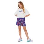 Skechers 2XI-Lock G 3 inch Short Kız Çocuk Gs Mor Şort