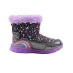 Skechers 302656N-BKLV Galactic Love Mor Siyah Bebek Koşu ve Yürüyüş Ayakkabı