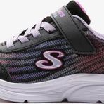 Skechers 303393L BKMT Wavy Lites-Hydro Crush Siyah Kız Çocuk Spor Ayakkabı
