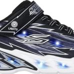 Skechers 400149L BKGY Siyah Işıklı Light Storm 2.0 Bolt-Brights Erkek Çocuk Spor Ayakkabı