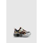 Skechers 400151L SLBK Light Storm 3 Büyük Erkek Çocuk Gri Işıklı Spor Ayakkabı