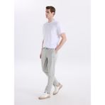 Skechers Açık gri Erkek Regular Fit Eşofman Altı S2510182-3835 M Micro Slim Pant