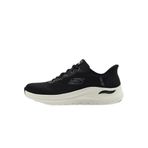 SKECHERS ARCH FIT 2.0-LESTUR Erkek Siyah Spor Ayakkabı, Siyah, 43