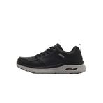Skechers ARCH FIT CROSSER 205347 BLK Erkek Günlük Ayakkabı Siyah 41 EU