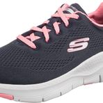 Skechers ARCH FIT,Lacivert Örgü Kesim, 6 UK Kadın Arch Fit Spor Ayakkabı