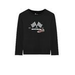 Skechers B Graphic Tee Long Sleeve T-Shirt Erkek Çocuk Gs Siyah Tshirt