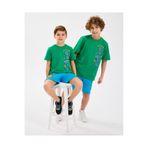 SKECHERS B Lw Fleece Short Erkek Çocuk Gs Indigo Şort, Indigo, 9-10