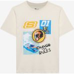 Skechers B Regular Fit Graphic Tee T-Shirt Büyük Erkek Çocuk Offwhite Tshirt Sk2510113-102 - Kırık Beyaz