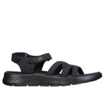 Skechers Bayan Go Walk Flex Sandal Sunshine, Siyah/Siyah, 7