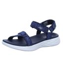 Skechers Bayan On-the-go 600 - Brilliancy spor sandaleti, Lacivert beyaz., 41 EU