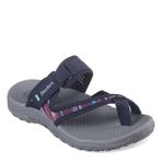 Skechers Bayan, Reggae - Baja Sunrise Sandalet, Lacivert Multi, 9.5