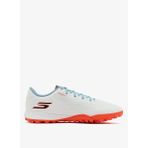 Skechers Beyaz - Turkuaz Erkek Futbol Ayakkabısı 252134 WTQP SKECHERS CLUB TF