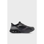 Skechers Bobs Arc Waves 2.0 Logolu File Detaylı Sneaker Erkek Ayakkabı 118342 BKMT SİYAH