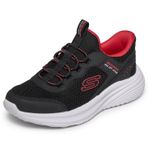 Skechers Bounder Pro Erkek Çocuk Yürüyüş Ayakkabısı, 28 EU, 404208L-BLK, Siyah, Erkek çocuk