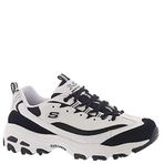 Skechers D'LİTES - MARCH FORWARD 13148 WBK Kadın Sneakers Beyaz 36 EU