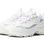 Skechers D'lites Whimsical Dream kadın spor ayakkabısı, Beyaz Deri Çok Fileli Süsleme, 39.5 EU