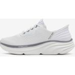 Skechers D'lux Vapor Erkek Spor Ayakkabı Beyaz/Gri Hafif ve Esnek Taban Yapısı ile Konforlu - Beyaz - Gri