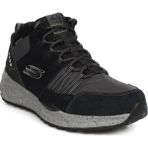 Skechers Equalizer 4.0 Trail-Grizwald Erkek Siyah Bot Nefes Alan Hakiki Deri Bağcıklı Tasarım 237180 BKCC