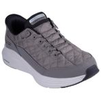 Skechers Erkek Kontur Köpük Rahat Fit Eller Serbest Slip-in Sneaker, Kömür/Siyah, 44 EU