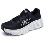 Skechers Erkek Max Yastıklama Endeavour Sneaker, Siyah/Beyaz, 40 EU