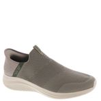 Skechers Erkek Ultra Flex 3.0 Viewpoint Slip-in Loafer, Taupe/Olive, 42.5 EU