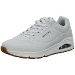 Skechers Erkek Uno Stand On Air spor ayakkabı,White Durabuck Trim,43 EU
