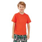 Skechers Essential B Short Sleeve T-Shirt Erkek Çocuk Gs Turuncu Tshirt
