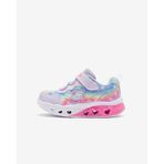 Skechers Flutter Heart Lights - Groovy Swirl Küçük Kız Çocuk Lavanta Işıklı Spor Ayakkabı 303253n Lvaq Lavanta