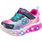Skechers FLUTTER HEART LİGHTS - SİMPLY L Kız Çocuk Ps Lacivert Işıklı Spor Ayakkabı