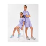 SKECHERS G Lw Fleece Short Büyük Kız Çocuk Mor Şort Sk2510041-505