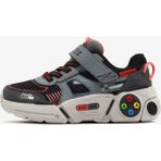 Skechers Gametronix 2.0 Büyük Erkek Çocuk Gri Spor Ayakkabı 402270L Gymt