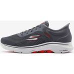 Skechers Go Walk 7 - Valin Erkek Gri Yürüyüş Ayakkabısı 216550 Ccrd - Gri - Kırmızı