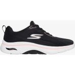 Skechers Go Walk Arch Fit 2.0 Kadın Spor Ayakkabı Kauçuk Taban ve Suni Deri Malzeme ile - Siyah