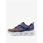 Skechers Gri - Mavi - Turuncu Erkek Çocuk Yürüyüş Ayakkabısı 400590L BBOR-VORTEX 3.0