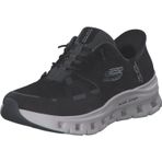Skechers Hands-Free Slip-ins Glide-Step Pro erkek spor ayakkabısı, Siyah File Kömür Süsleme, 36 EU
