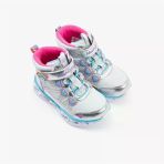 Skechers Heart Lights Küçük Kız Çocuk Gri Işıklı Bot