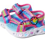Skechers HEART LİGHTS SANDALS Kız Çocuk Ps Çok Renkli Işıklı Sandalet