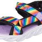 Skechers HYPNO - SPLASH - RAİNBOW LİGHTS 20218L BKMT Kız Çocuk Sandalet Siyah 29 EU