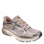 Skechers Kadın Dayanıklılık Spor Ayakkabı, Gül Altın Duraleather Gül Örgü Trim, 40 EU