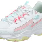 Skechers Kadın D'LITES 4.24 spor ayakkabı, siyah, 40 EU, Siyah, 40 EU