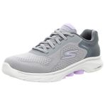 Skechers Kadın Go 7-Cosmic Waves Atletik Yürüyüş Spor Ayakkabısı, Gri/Lavanta, 37 EU