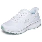 Skechers Kadın Go Run Consistent 2.0 Captiva Eller Serbest Slip-ins Spor Ayakkabı, Beyaz/Açık Mavi, 39 EU