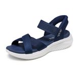 Skechers Kadın Ultra Flex 3.0-Never Netter Eller Serbest Slip-ins Sandalet, Lacivert, 40 EU