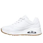 Skechers Kadın Uno Stand On Air spor ayakkabı,Beyaz,38.5 EU