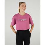 Skechers Kadın W Graphic Tee Light Weight Regular T-Shirt Tişört Fuşya S