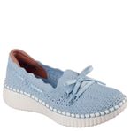 Skechers Kadın Wilshire BLVD Örgü Yelken Spor Ayakkabısı, Mavi, 5.5