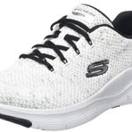 Skechers Kadın's Eller Serbest Slip-ins Ultra Flex 3.0 - Brilliant Path Sneaker, Beyaz, 9 Wide